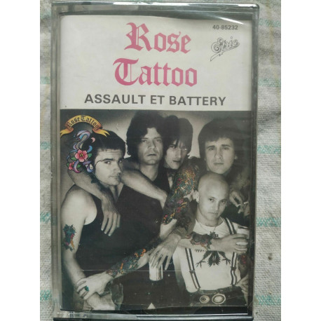 Rose Tattoo Assault et Battery Cassette Audio-K7 NEUVE SOUS BLISTER
