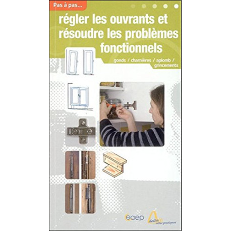 Régler les ouvrants et résoudre les problèmes fonctionnels Régler les ouvrants et résoudre les problèmes fonctionnels