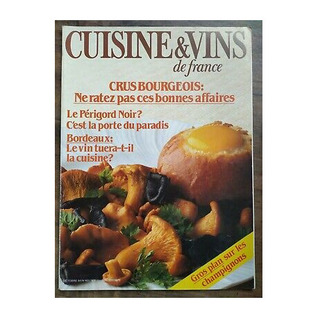 Cuisine et Vins de France Nº 401 Octobre 1984