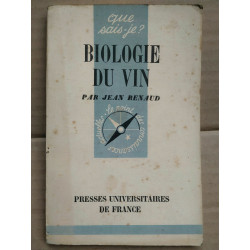 Biologie du vin Que sais je Presses universitaires