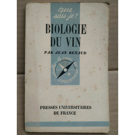 Biologie du vin Que sais je Presses universitaires