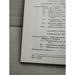 Biologie du vin Que sais je Presses universitaires