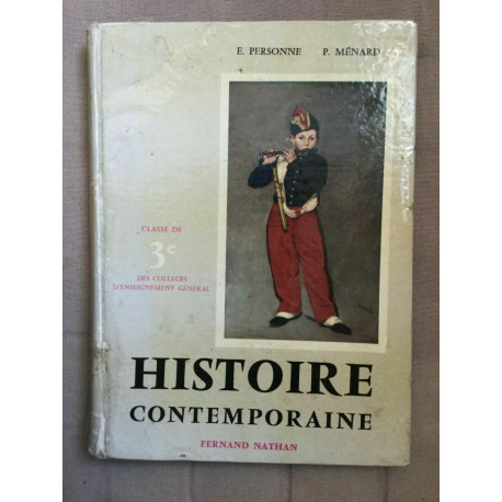 e personne p ménard Histoire contemporaine Fernand Nathan