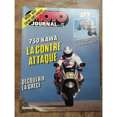 Moto Journal Nº 773 27 Novembre 1986
