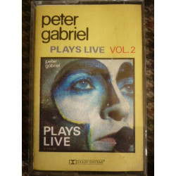 PETER GABRIEL PLAYS LIVE VOL.2 Cassette Audio-K7 Virgin 50360 PM 451