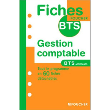 Gestion comptable BTS Gestion comptable BTS