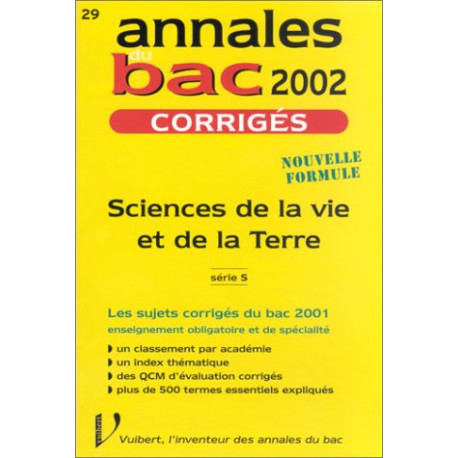 Annales du bac 2002 série S : Science de la vie et de la terre... Annales du bac 2002 série S : Science de la vie et de la terre...