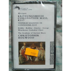 mozart Krönungsmesse coronation Cassette audio-k7 NEUVE