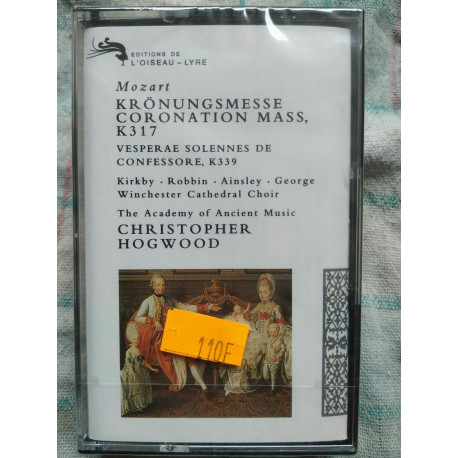 mozart Krönungsmesse coronation Cassette audio-k7 NEUVE
