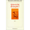 Qu'as tu fait de ton père