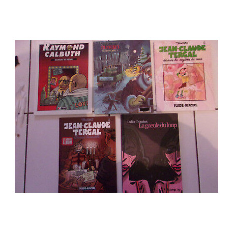 lot 5 bd TRONCHET Raymond Calbuth Jean Claude Tergal la gueule du loup