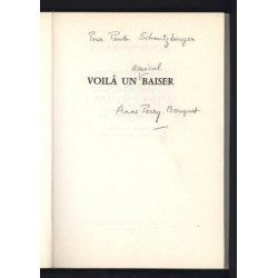 bouquet Voilà un baiser éd avec ENVOI Autographe