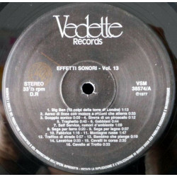 Sound Effects 13 - Effetti Sonori Vol. 13