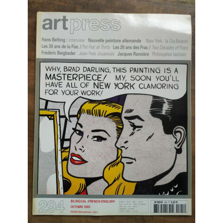 Art Press n294 Octobre 2003