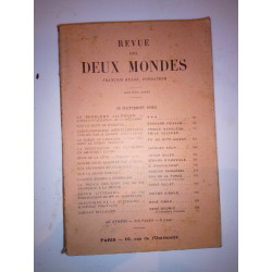 Revue des deux mondes 15 Octobre 1930