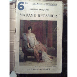 Joseph turquan Madame récamier Les