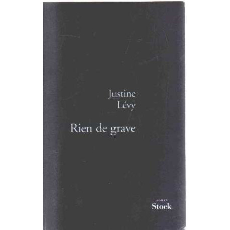 Rien de grave Rien de grave