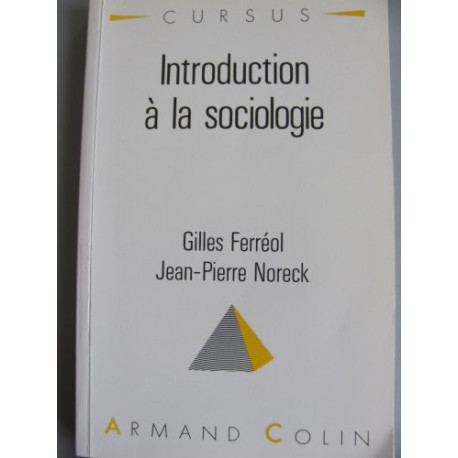 Introduction à la sociologie Introduction à la sociologie