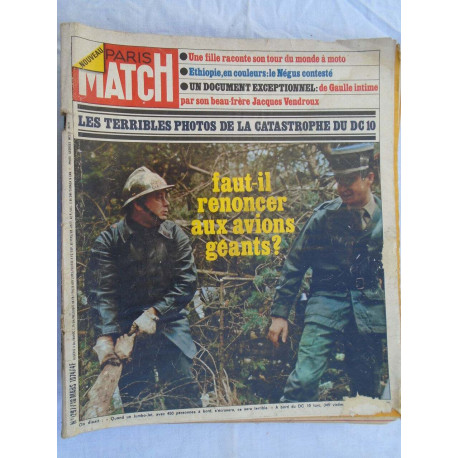 Magazine Paris Match - 1297- mars 1974 - Le dramatique accident du... Magazine Paris Match - 1297- mars 1974 - Le dramatique accident du...