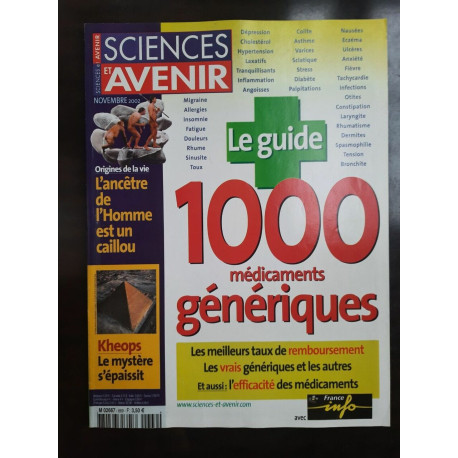 Sciences et Avenir n 669 Le Guide Des Médicaments Génériques... Sciences et Avenir n 669 Le Guide Des Médicaments Génériques...