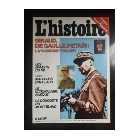 L'histoire Nº 88 giraud de gaulle petain avril 1986