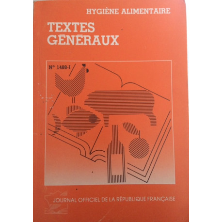 Hygiène alimentaire (Journal officiel de la République française) Hygiène alimentaire (Journal officiel de la République française)