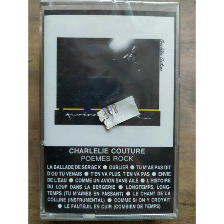 Charlelie Couture Poemes Rock Cassette Audio-K7 NEUVE SOUS BLISTER