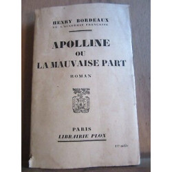 Apolline ou la mauvaise part roman