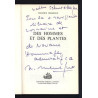 Des hommes et Des plantes avec ENVOI autographe dédicace