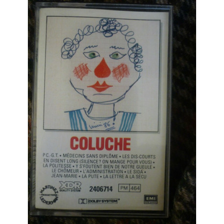 Coluche PCGT-Médecins sans diplômes... Cassette Audio-K7 Lederman... Coluche PCGT-Médecins sans diplômes... Cassette Audio-K7 Lederman...