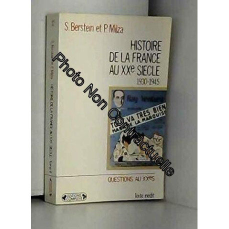 HISTOIRE DE LA FRANCE AU XXème SIECLE.: Tome 2 1930-1945 HISTOIRE DE LA FRANCE AU XXème SIECLE.: Tome 2 1930-1945
