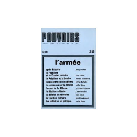 Pouvoirs - L'armée Pouvoirs - L'armée