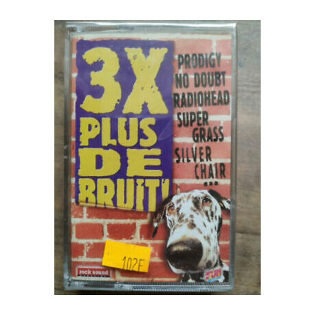 3x plus de bruit Cassette Audio-K7 NEUF SOUS BLISTER
