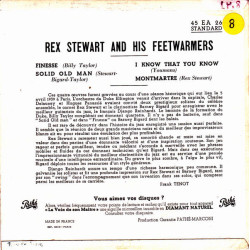 Rex Stewart And His Footwarmers