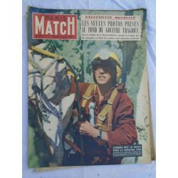 Magazine Paris Match - 180 - aoùut 1952 - Le gouffre tragique