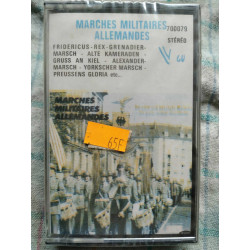 Marches militaires Allemandes Cassette Audio-K7 NEUVE SOUS BLISTER