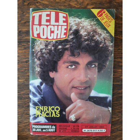 Tele Poche Nº 311 Juillet 1983