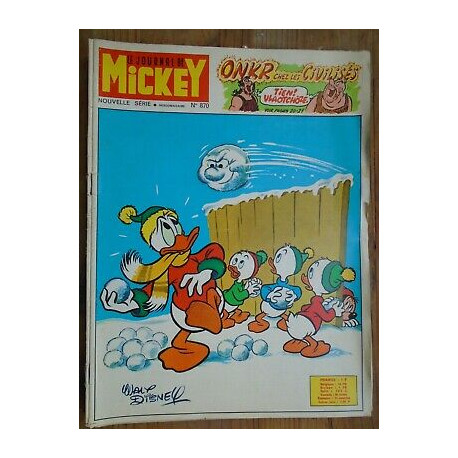Le journal de Mickey hebdomadaire n 870