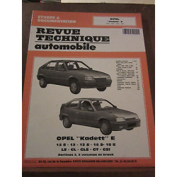Opel Kadett E 12s 13 13s 16s 18e ls gl gls gt