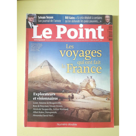Le Point Nº2522 et 2523 les Voyages Qui ont Fait la France... Le Point Nº2522 et 2523 les Voyages Qui ont Fait la France...