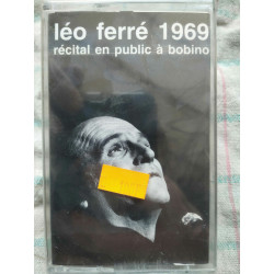 Léo Ferré Récital en public à bobino Cassette AudioK7 NEUVE SOUS...