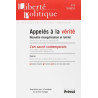 Liberté politique N° 50 Septembre 201 : Appelés à la vérité :...