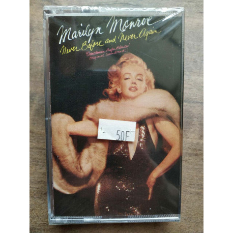 Marilyn Monroe Never before and Never again Cassette Audio NEUVE... Marilyn Monroe Never before and Never again Cassette Audio NEUVE...