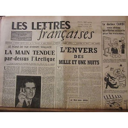 Les Lettres Françaises n168 8 Août 1947 paulhan effel cossery rutebeuf