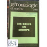GERONTOLOGIE ET SOCIETE NUMERO 47 LES SOINS EN EUROPE