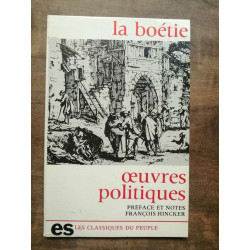 La boétie æuvres politiques