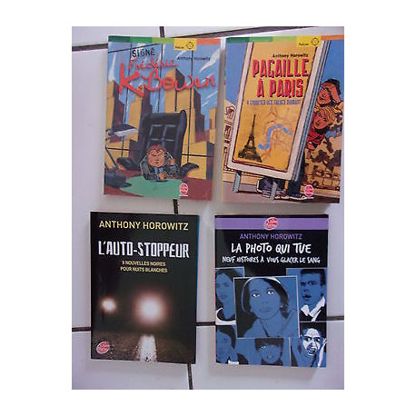 lot 4 livres signé Frédéric K Bower pagaille à Paris la photo