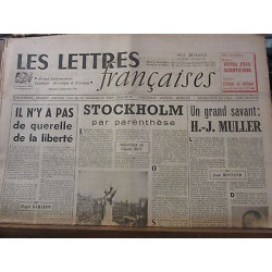 Les Lettres Françaises n138 13 Décembre 1946 paulhan peynet effel...