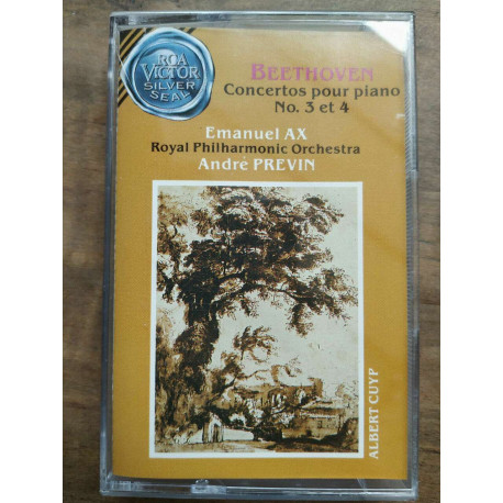 Beethoven Concertos pour piano No 3 et 4 - Emanuel Ax Cassette... Beethoven Concertos pour piano No 3 et 4 - Emanuel Ax Cassette...