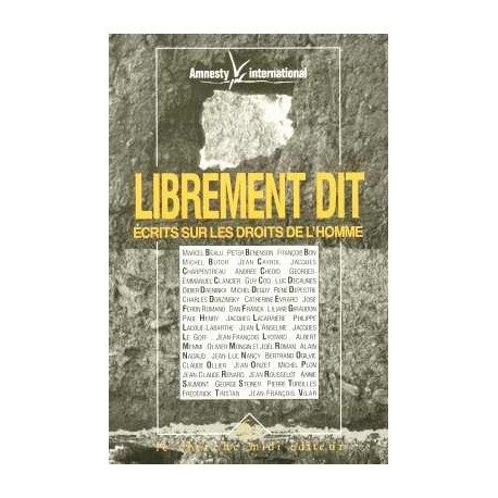 Librement dit Librement dit